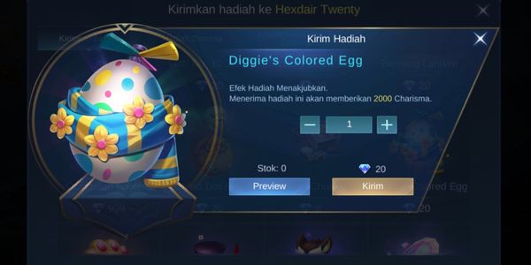 Diggie's Colored Egg
