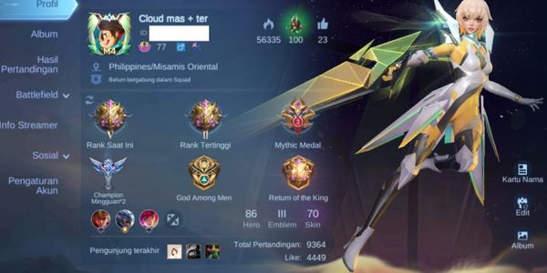 Mobile Legends account, Beatrix Prime Skin