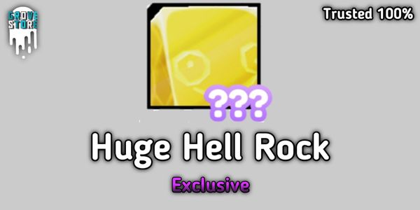 Golden Huge Hell Rock | Pet Simulator