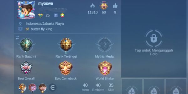 CHEAP MOBILE LEGENDS ACCOUNTS #GG #SMURF2