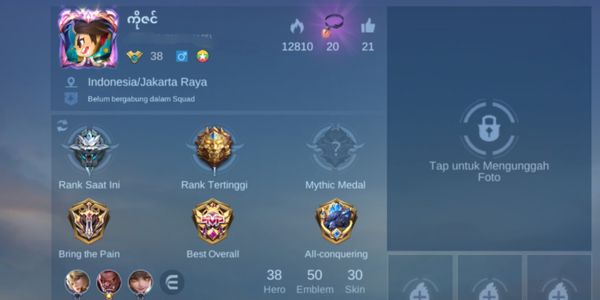 CHEAP MOBILE LEGENDS ACCOUNTS #GG #SMURF4