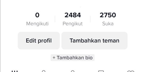 TikTok account with 2000 cheap followers, real followers