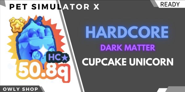 Hardcore Dark Matter Cupcake Unicorn 50q+