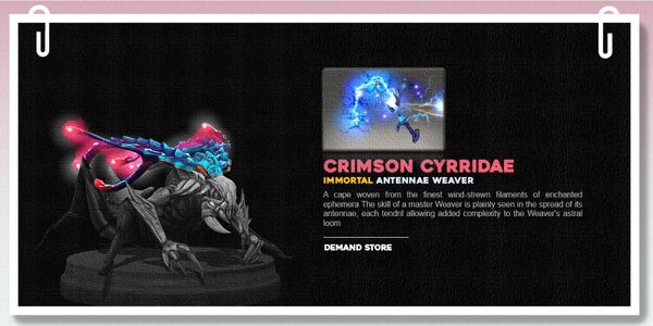 Crimson Cyrridae (Immortal TI7 Weaver)