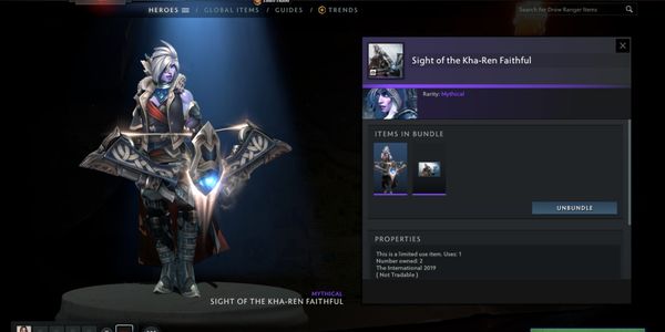 Sight of the Kha-Ren Faithful (Drow Ranger Set)