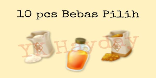 10 pcs "FREE TO SELECT" SUGAR Base Ingredients