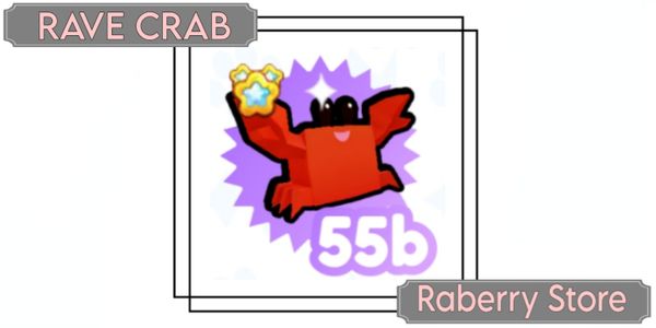 Rave Crab PET SIMULATOR X