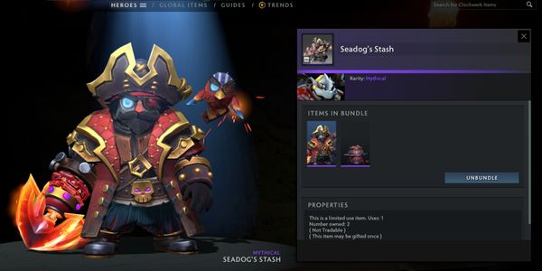 Seadog's Stash (Clockwerk Set Diretide 2022 Collector's Cache)