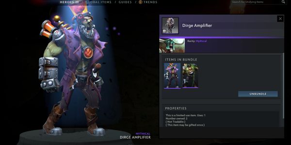 Dirge Amplifier (Undying Set Diretide 2022 Collector's Cache)