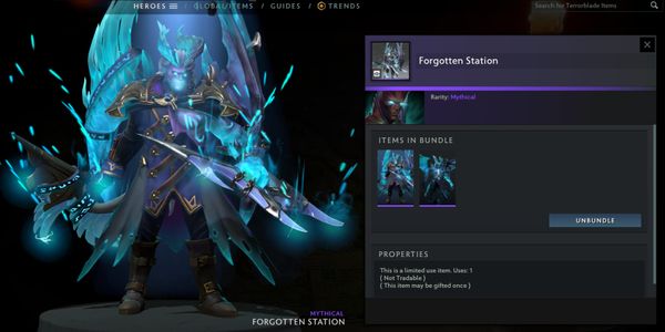 Forgotten Station (Terrorblade Set Diretide 2022 Collector's Cache)