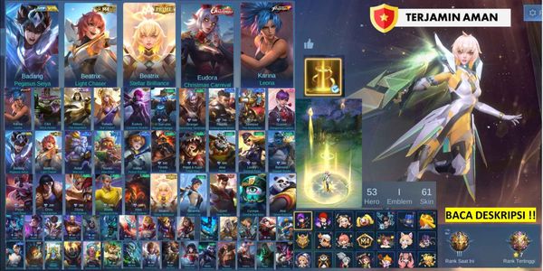 Buy Account Beatrix PRIME Account, I Emblem Max, Cool Recall, 29 Emotes ...