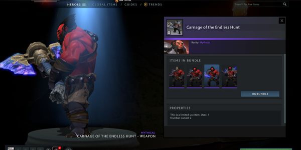Carnage of the Endless Hunt (Axe Set Aghanim's 2021 Continuum Collection)
