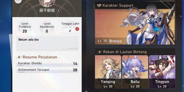 AKUN STARTER BRONYA YANQING BAILU TL.20 SERVER ASIA