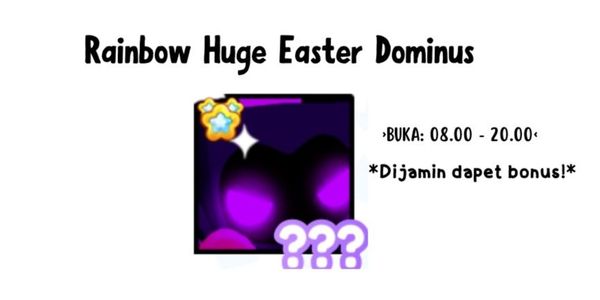 Rainbow Huge Easter Dominus