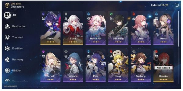 [ASIA] 2 Characters *5 Seele LV 40 + Clara LV 30 | Natasha LV 40, Asta LV 40 | TL 21 | Hoyoverse Only #4