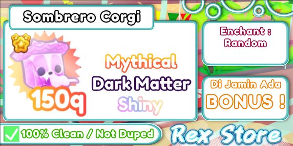 Shiny Dark Matter Sombrero Corgi + Bonus