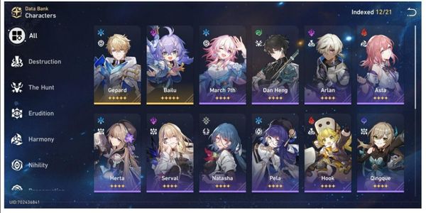 [EUROPA] 2 Characters *5 Gepard LV 20 + Bailu LV 20 | Qingque LV 20, Pela LV 20| TL 15 | Hoyoverse Only #6