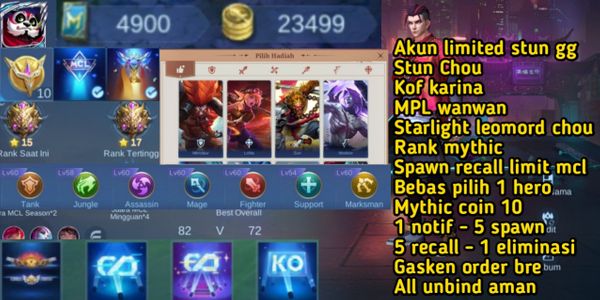 96. stun chou limit - starlight chou - efek efek mantav - all unbind aman