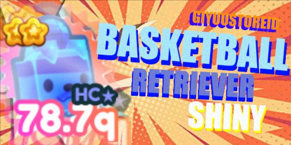 Shiny Darkmatter Basketball Retriever Hardcore | Pet Simulator