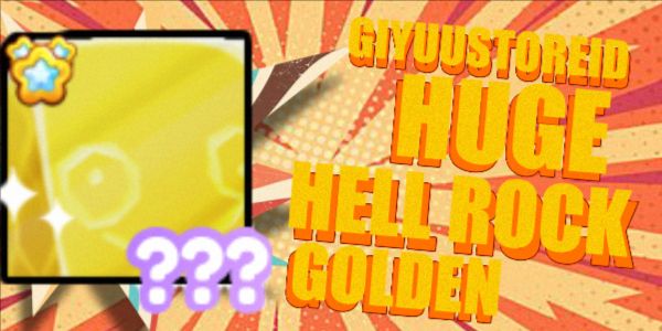 Golden Huge Hell Rock