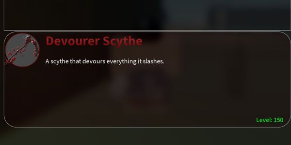 Buy Item Devourer Scythe (Tier 3) | Project Slayers Roblox 2391426 | itemku