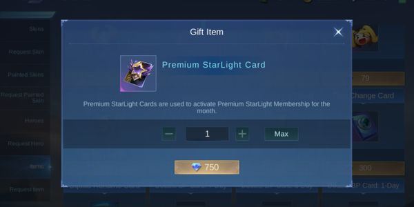 Premium StarLight Card