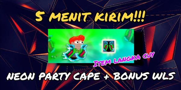 Neon Party Cape + Wls Bonus