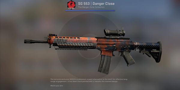 Buy - SG 553 | Danger Close (Field-Tested)
