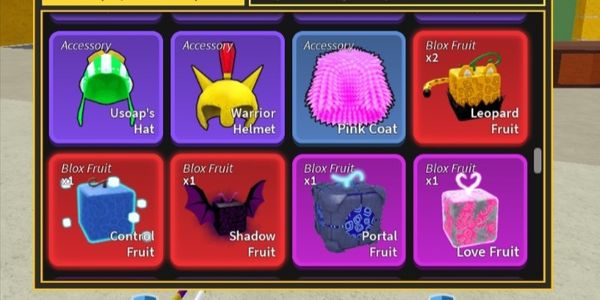 fruit bundle 1(2x leopard, 1x shadow, 1x control, 1x portal)