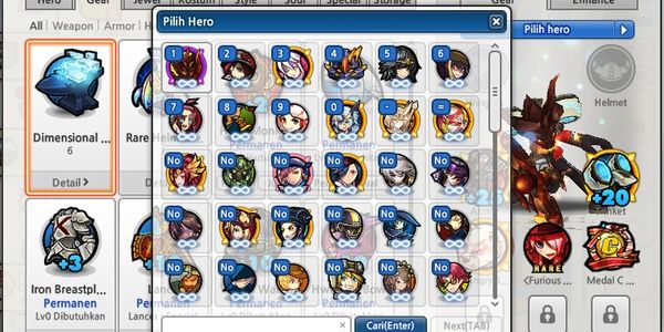 Herper's Lost Saga Account is Crowded with Murmers