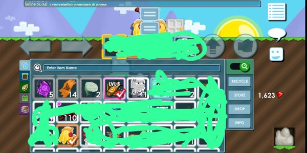 Growtopia account (G pick, f eye, samile, ances lvl 5,19 ring, mercy, roles5-3-7-3-3-2)