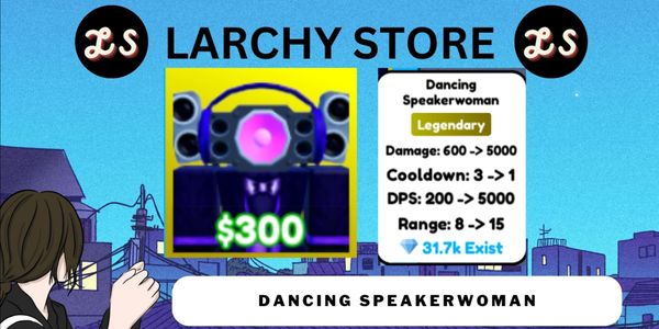 Dancing Speakerwoman (Legendary) | Toilet Tower Defense