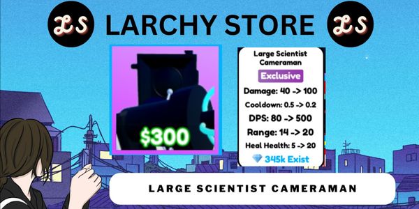 Large Scientist Cameraman (Exclusive) | Toilet Tower Defense