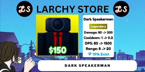 Dark Spekerman (Legendary) | Toilet Tower Defense