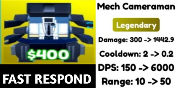 Mech Cameraman | Toilet Tower Defense