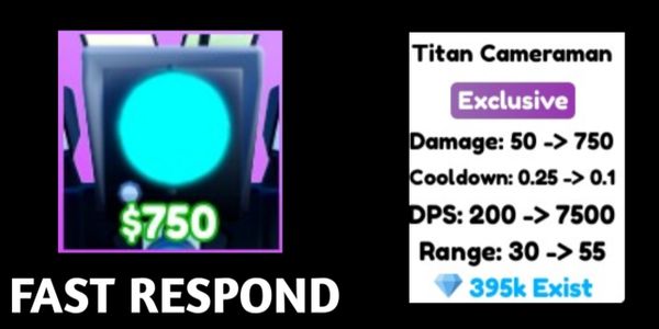 Titan Cameraman | Toilet Tower Defense