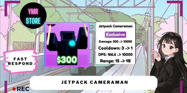 Jetpack Cameraman | Toilet Tower Defense
