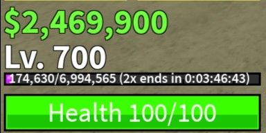 Bloxfruit Account Level 700 [2M Money] For Gacha, Raid Etc