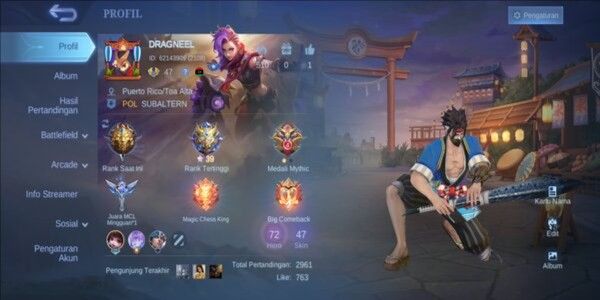 Accounts for 72 heroes, 47 cheap and cheerful skins