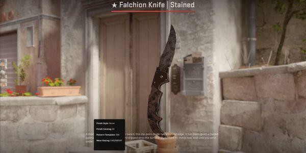 Falchion Knife | Stained (Well-Worn)