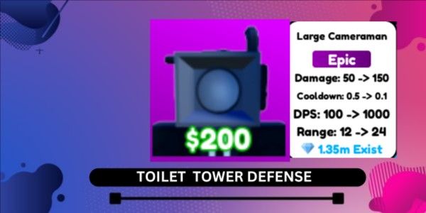 [Epic] Large Cameraman - Toilet Tower Defense