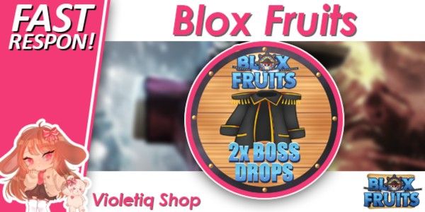 Blox Fruit || 2x Boss Drops