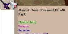 Kalauel of Chaos Greatsword DG+10