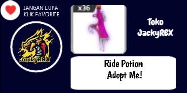 Ride Potion - JackyRBX