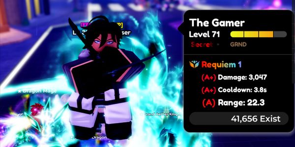 The Gamer Unevo (A+ A+ A) Level 71 / Sung Jin Woo / SJW | Anime Defenders - RBL
