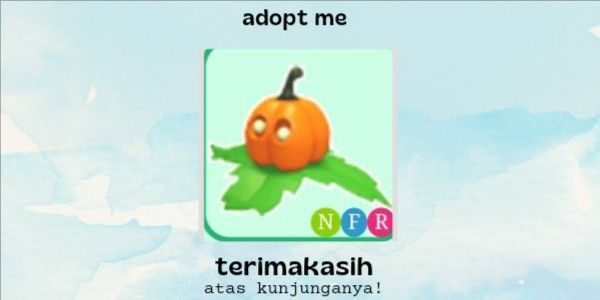 Nfr pumpkin friend | adopt me