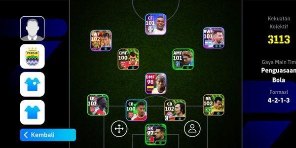 Akun eFootball Chieza Blitz Curler Murah x Pemain lain GG Siap Main