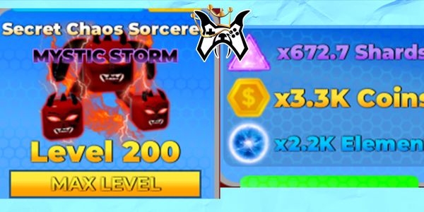 Secret Chaos Sorcerer MYTIC STORM LEVEL MAX - Ninja Legend 2