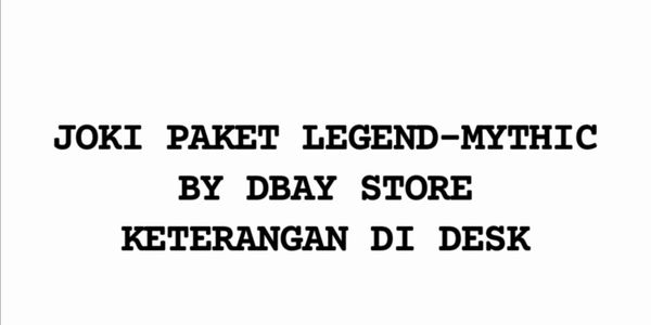 Paket Rank Legend-Mythic