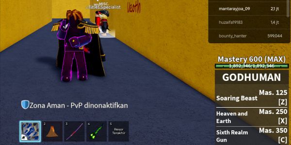 AKUN LVL MAX | BONUS MYTHICAL FRUIT + MYTHICAL CAPE | SOUL GUITAR | GODHUMAN MAX | 3 LEGENDARY HAKI | GACHA